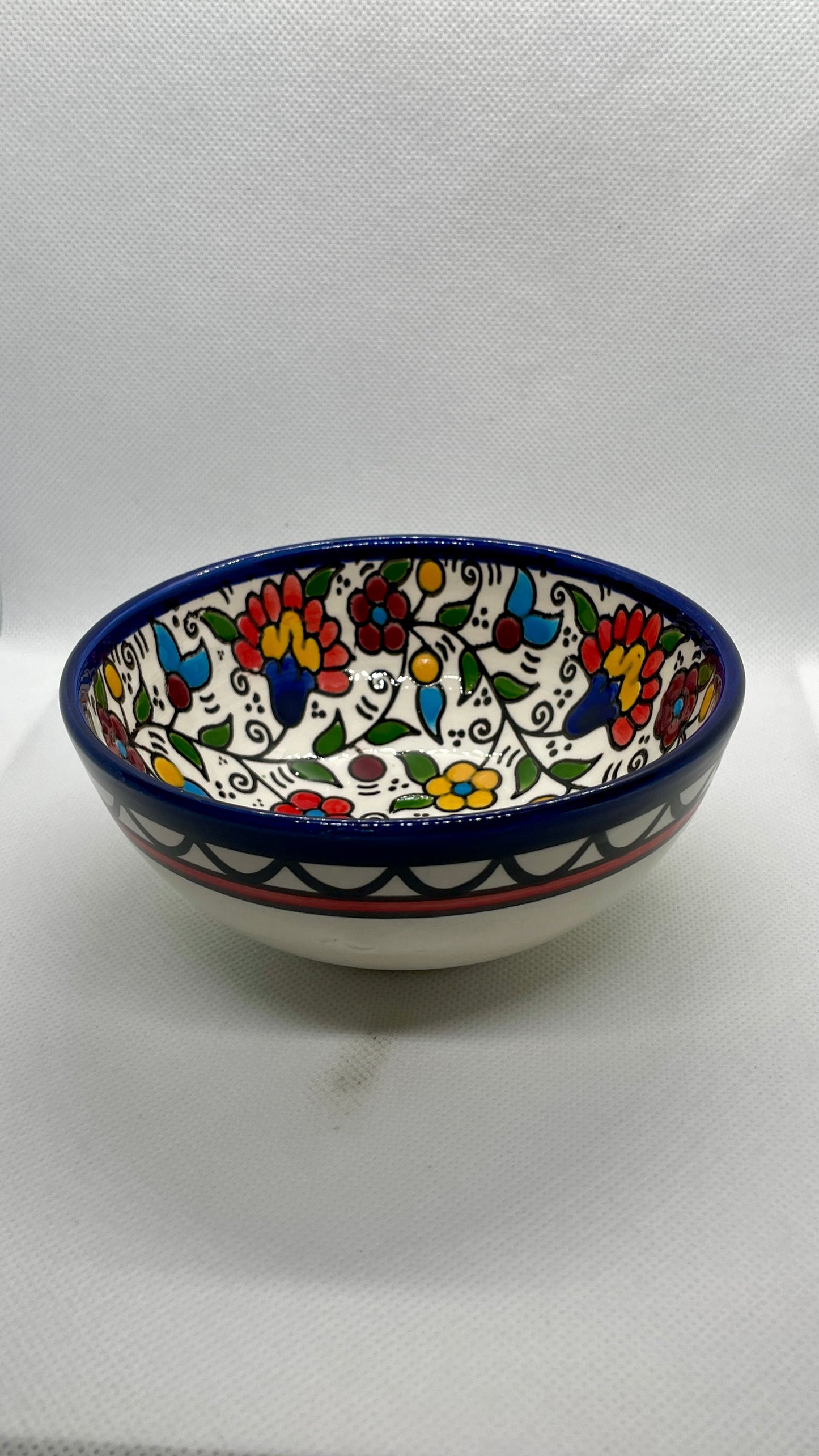 Keramik Schalen 12 cm Traditionell mix Farbig