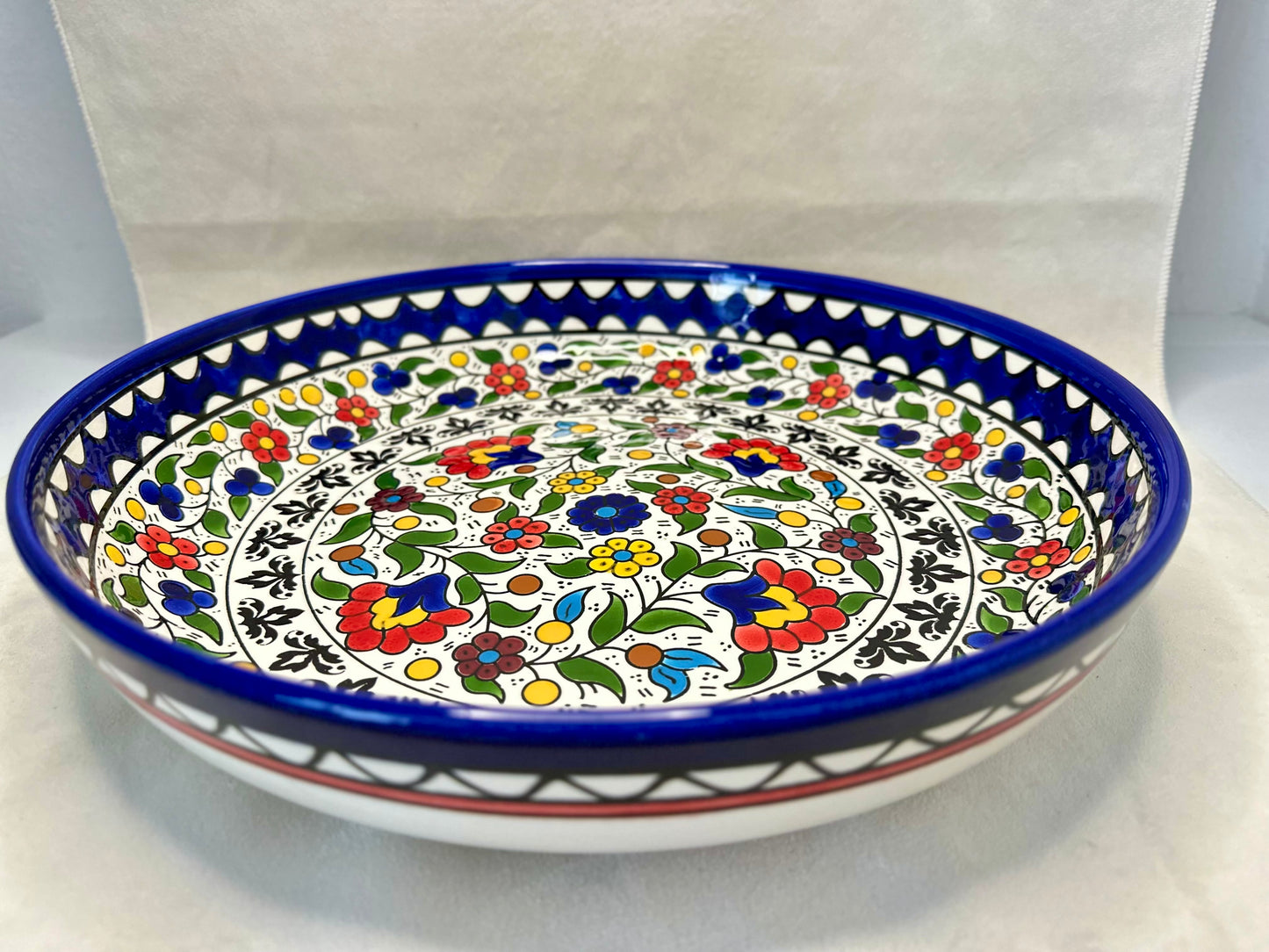 Keramik Schalen 34 cm Traditionelle Mix Farbe