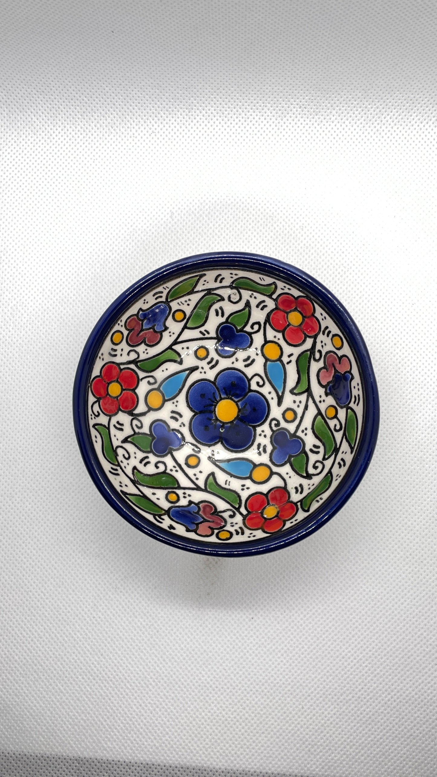 Keramik Schalen 9 cm Traditionell mix Farbig