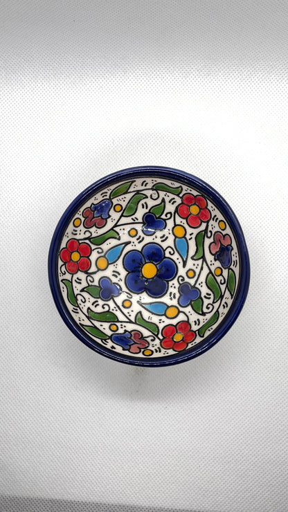 Keramik Schalen 9 cm Traditionell mix Farbig