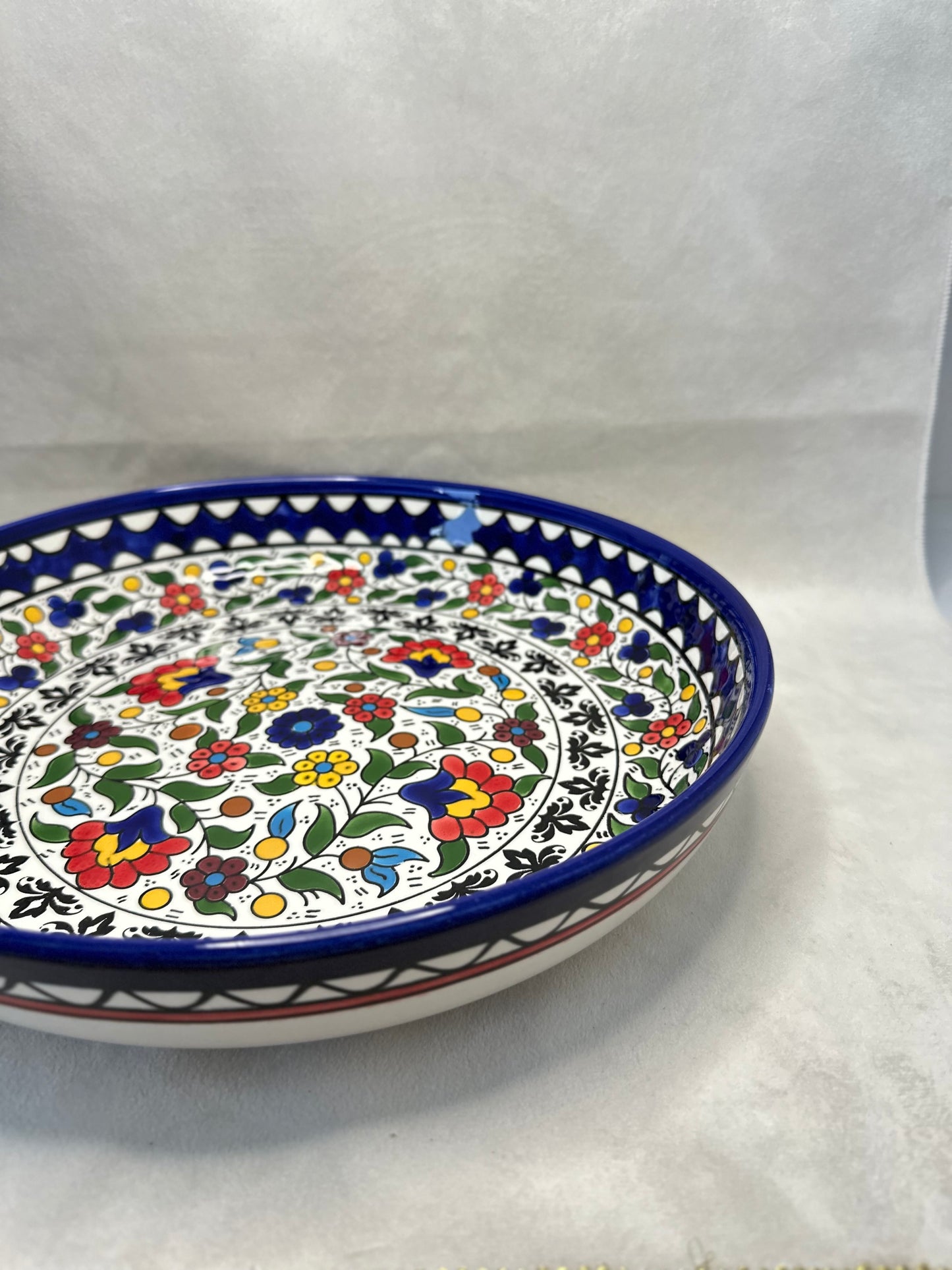 Keramik Schalen 34 cm Traditionelle Mix Farbe