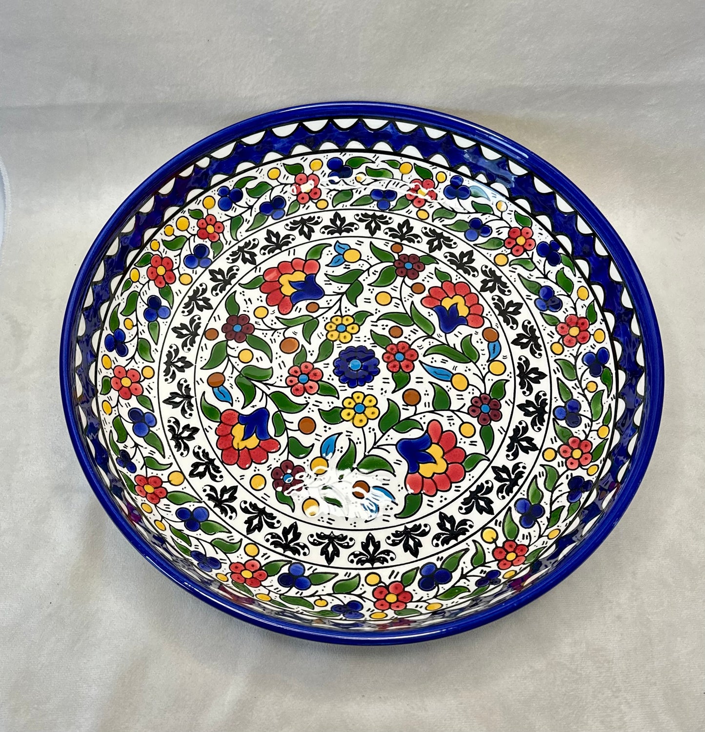 Keramik Schalen 34 cm Traditionelle Mix Farbe