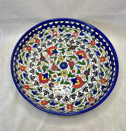 Keramik Schalen 34 cm Traditionelle Mix Farbe