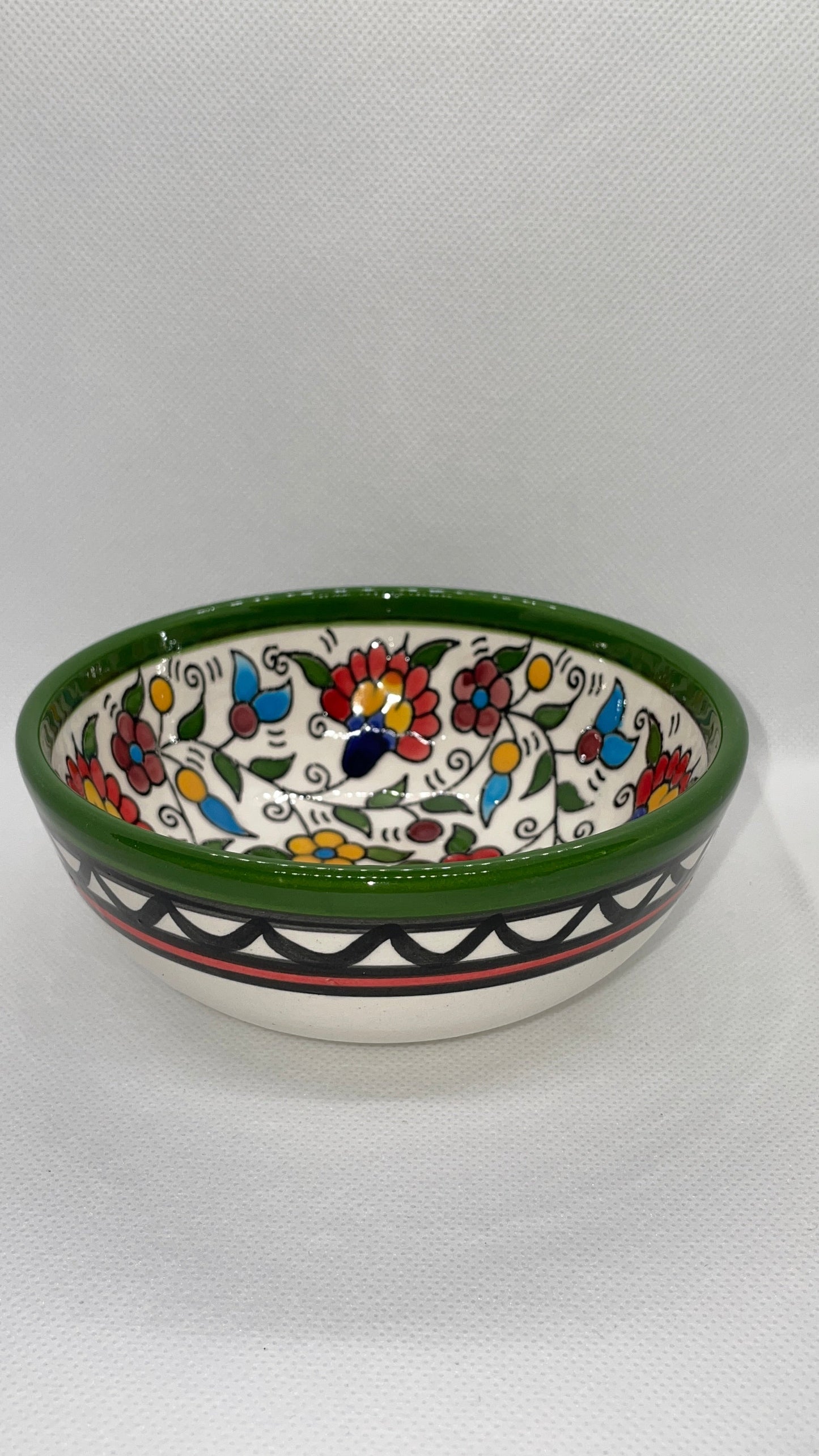 Keramik Schalen 12 cm Traditionell grüne Farbe