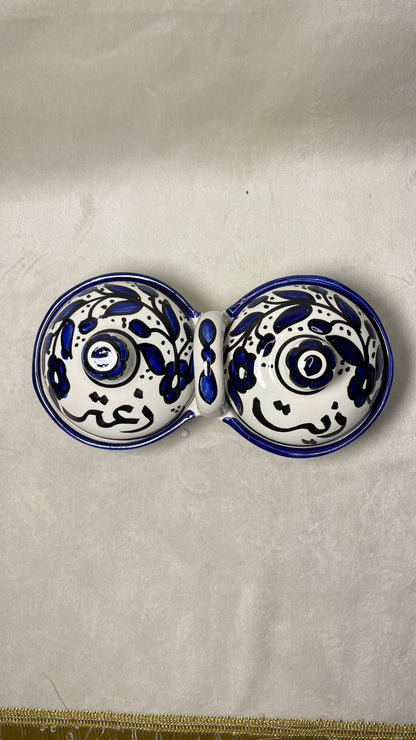 Aufbewahrungsschale L für Olivenöl und Zaatar