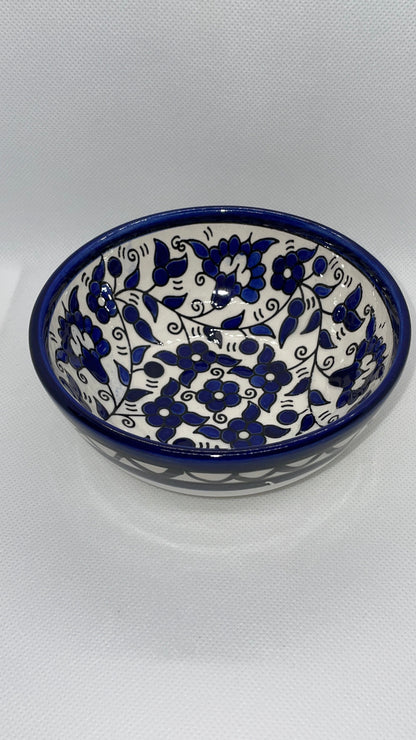 Keramik Schalen 12 cm Traditionell blaue Farbe