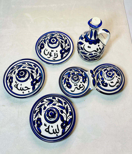 Frühstücksset  (Blau )