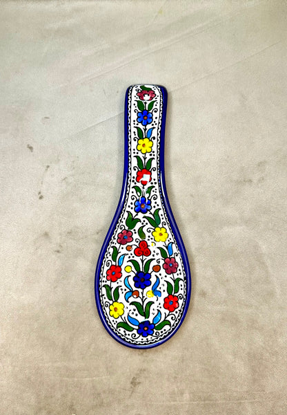 Servierteller im Löffel form farbig