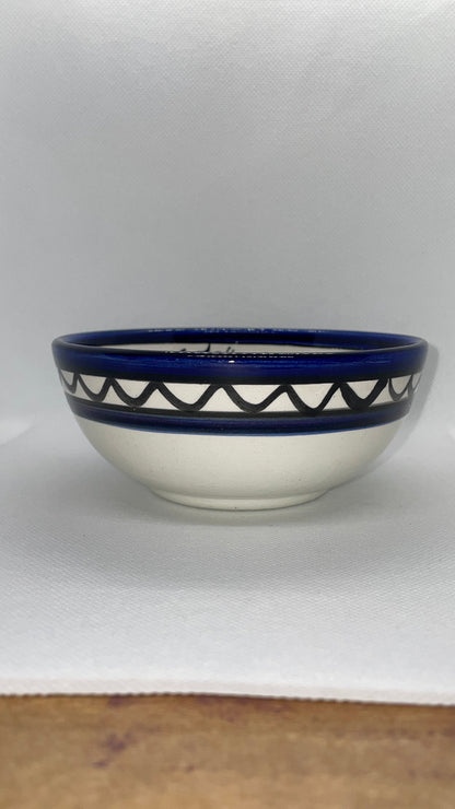 Keramik Schalen 12 cm Traditionell blaue Farbe