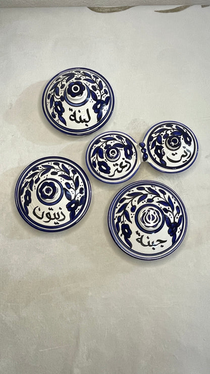 Frühstücksset  (Blau ) 4 Teile