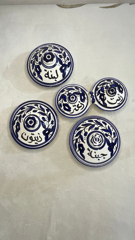 Frühstücksset  (Blau ) 4 Teile