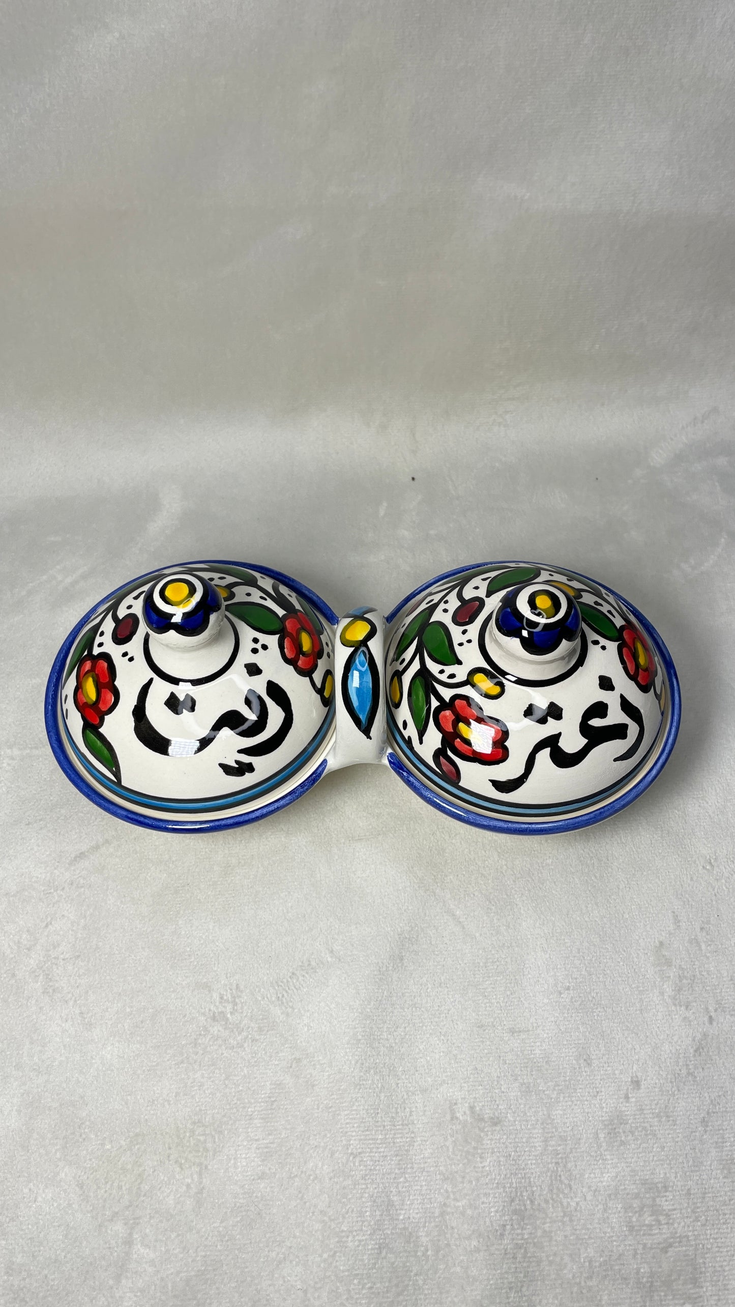 Aufbewahrungsschale L für Olivenöl und Zaatar