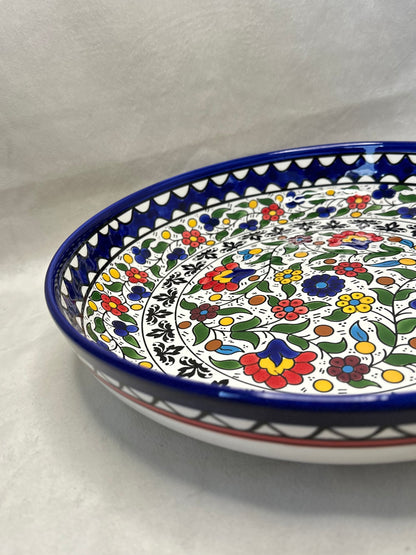 Keramik Schalen 34 cm Traditionelle Mix Farbe