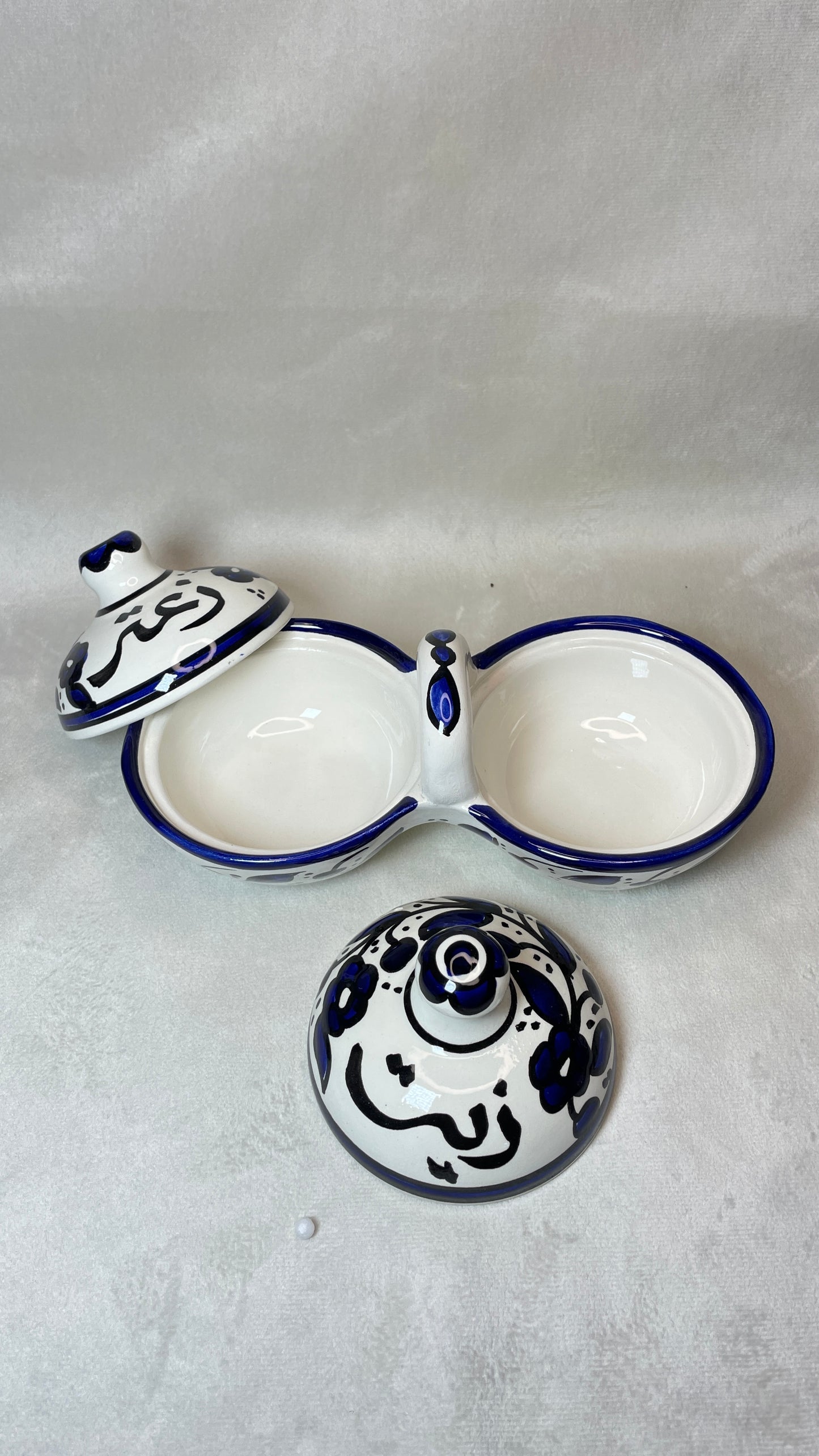 Aufbewahrungsschale L für Olivenöl und Zaatar