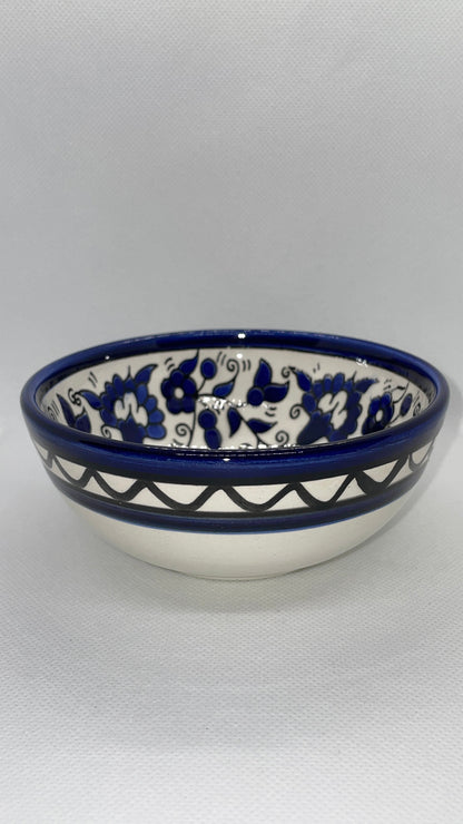 Keramik Schalen 12 cm Traditionell blaue Farbe