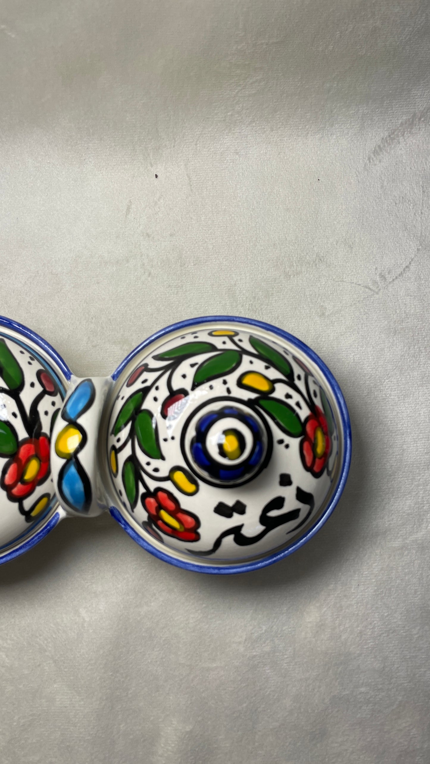 Aufbewahrungsschale L für Olivenöl und Zaatar