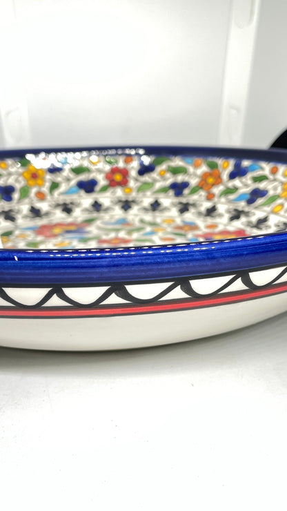 Keramik Schalen 34 cm Traditionelle Mix Farbe