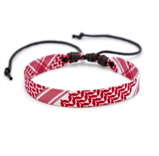 Armband kufiya muster Rot