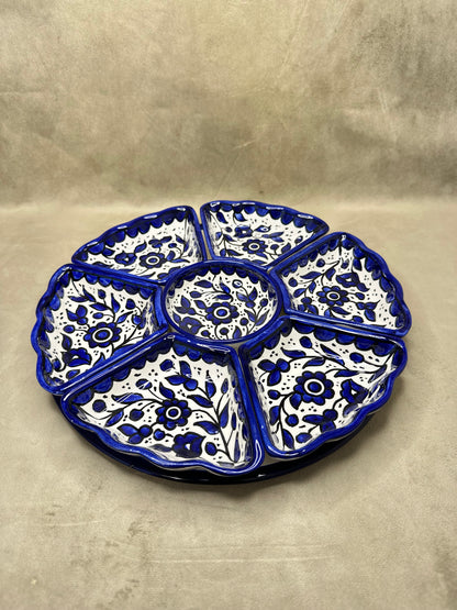 Dip/Snack setschale Blau 31x06 cm