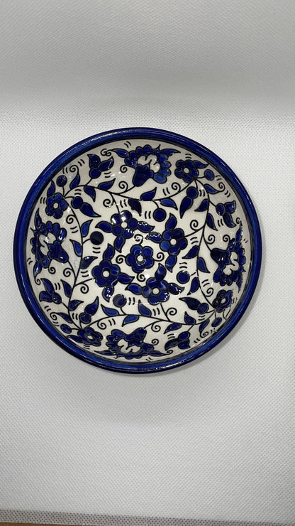 Keramik Schalen 12 cm Traditionell blaue Farbe