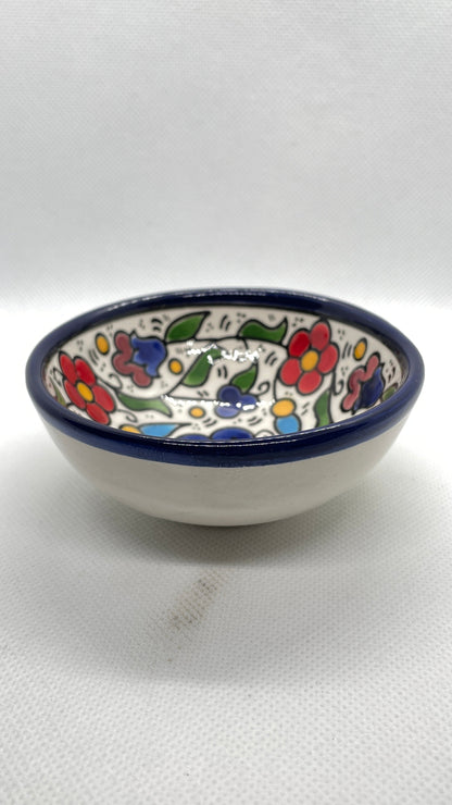 Keramik Schalen 9 cm Traditionell mix Farbig