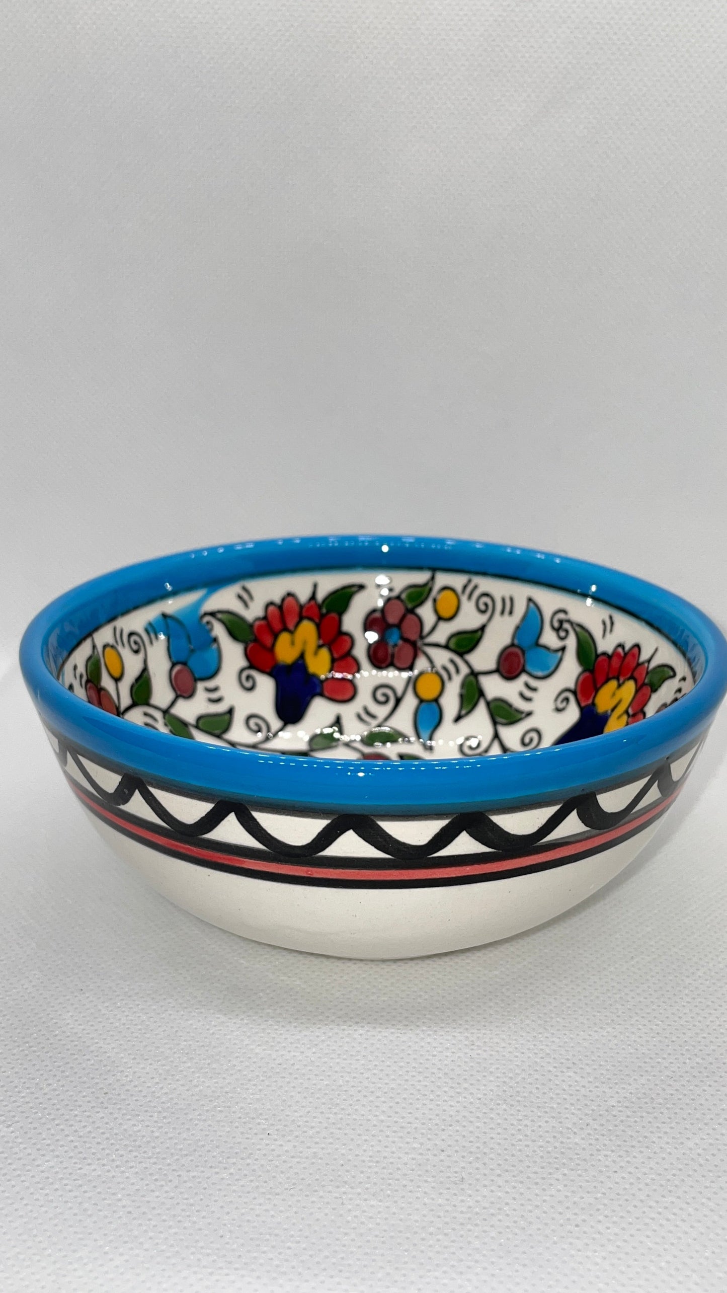 Keramik Schalen 12 cm Traditionell heller blaue Farbig