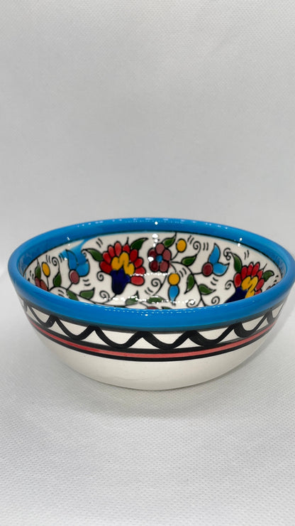 Keramik Schalen 12 cm Traditionell heller blaue Farbig