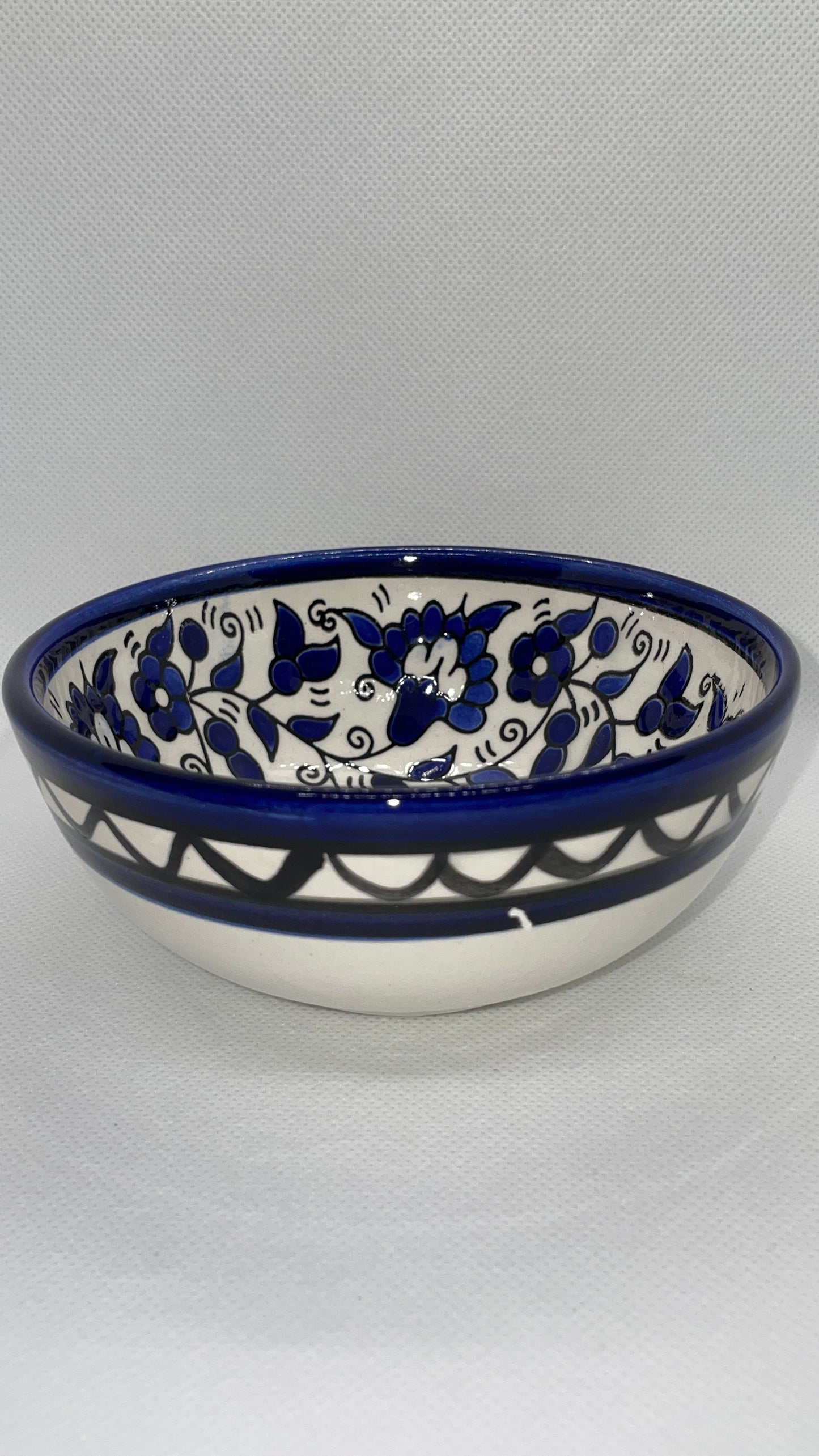 Keramik Schalen 12 cm Traditionell blaue Farbe