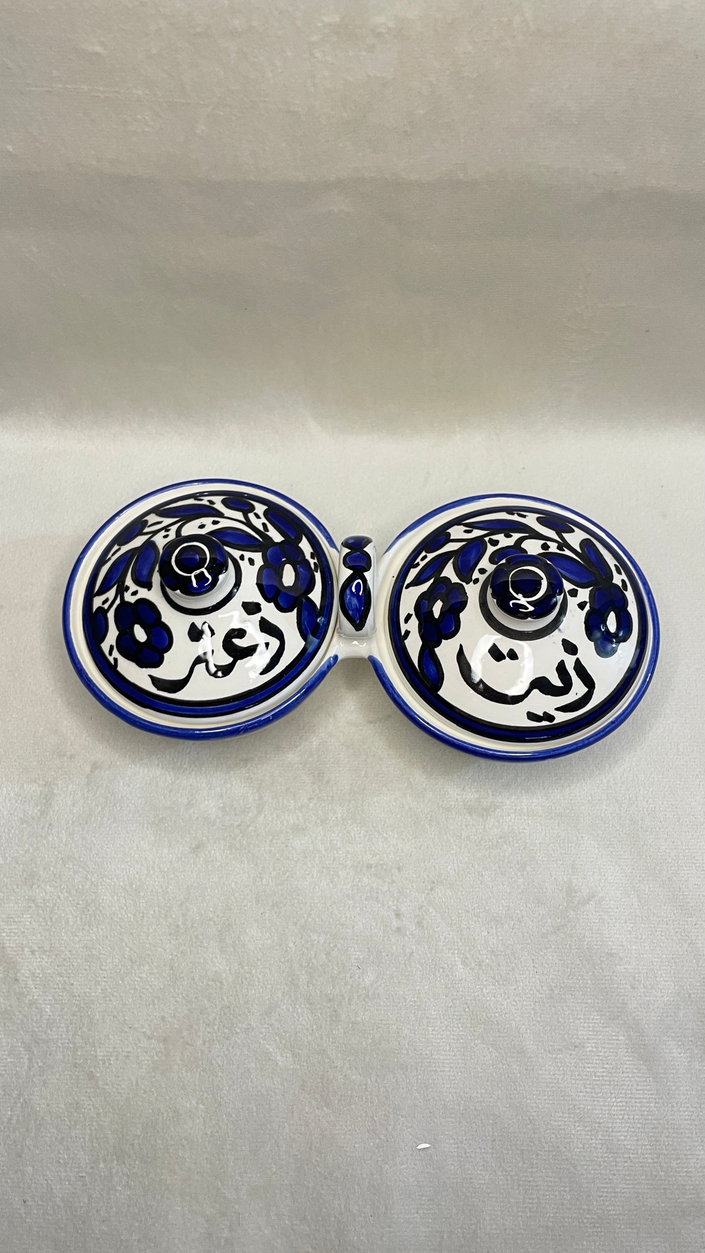 Aufbewahrungsschale S für Olivenöl und Zaatar mit Deckel