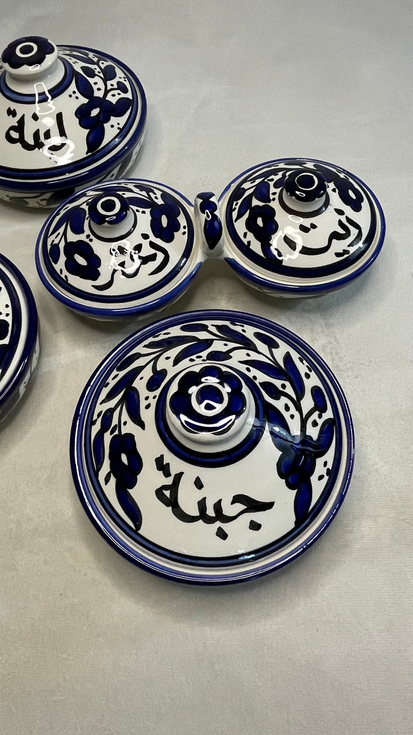 Frühstücksset  (Blau ) 4 Teile