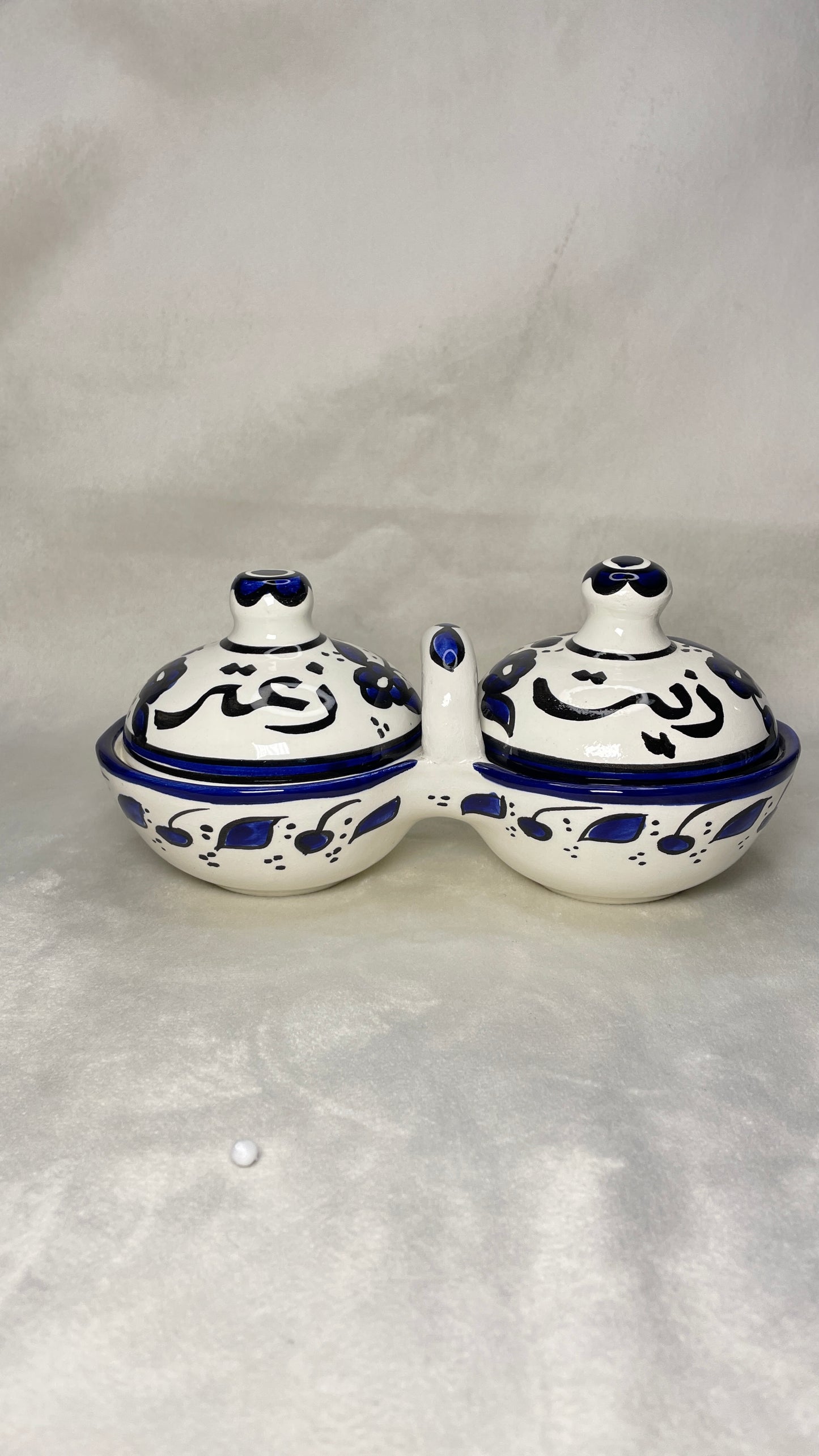 Aufbewahrungsschale L für Olivenöl und Zaatar