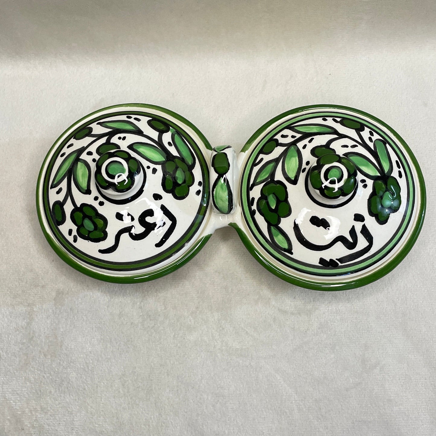 Aufbewahrungsschale S für Olivenöl und Zaatar mit Deckel