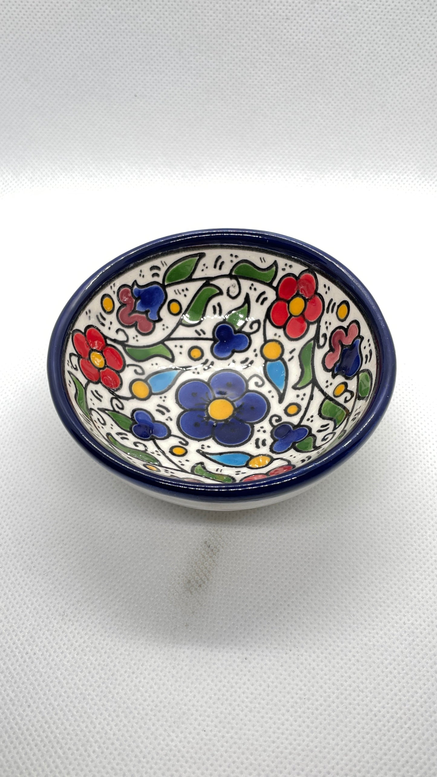 Keramik Schalen 9 cm Traditionell mix Farbig