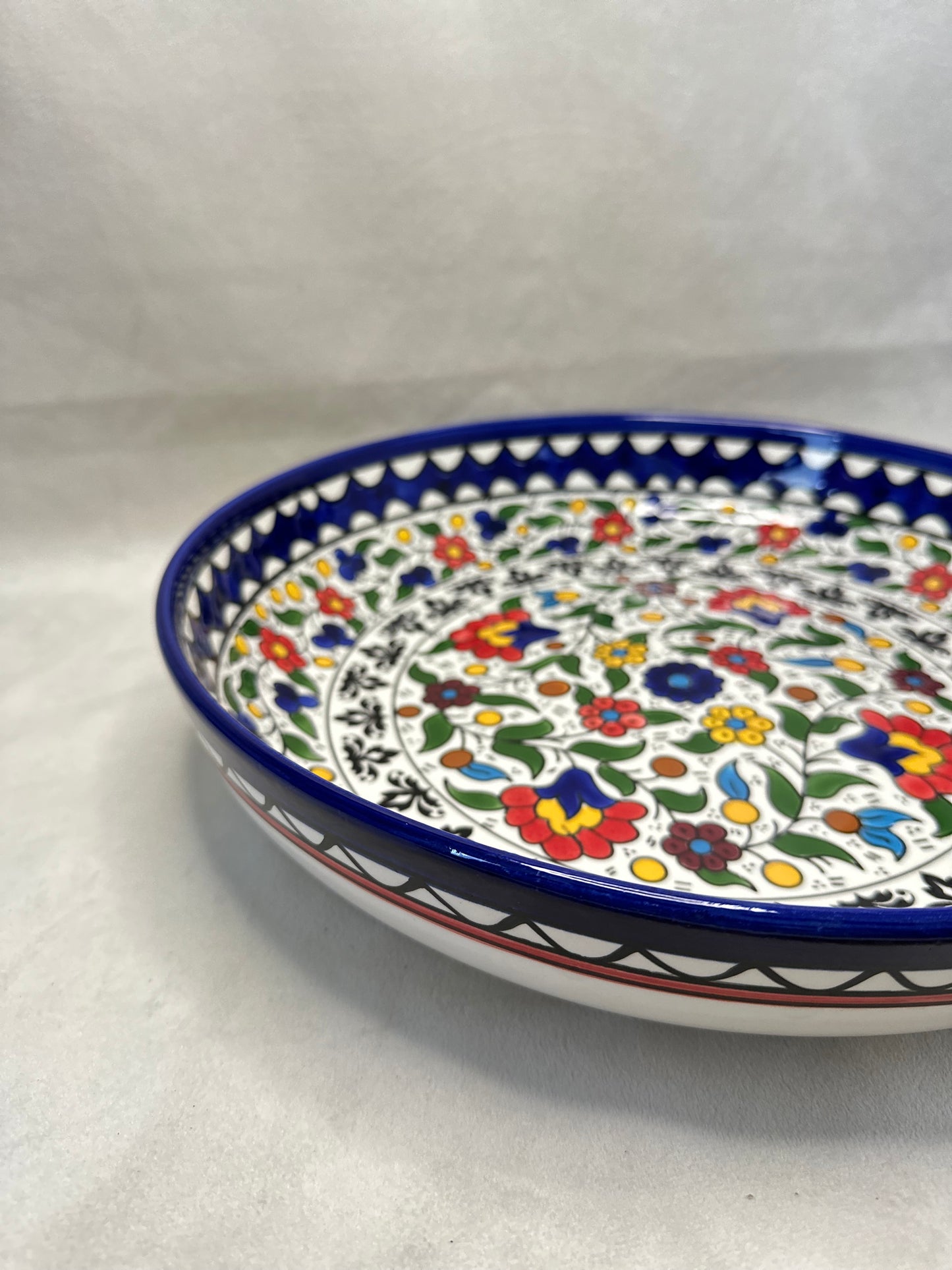 Keramik Schalen 34 cm Traditionelle Mix Farbe