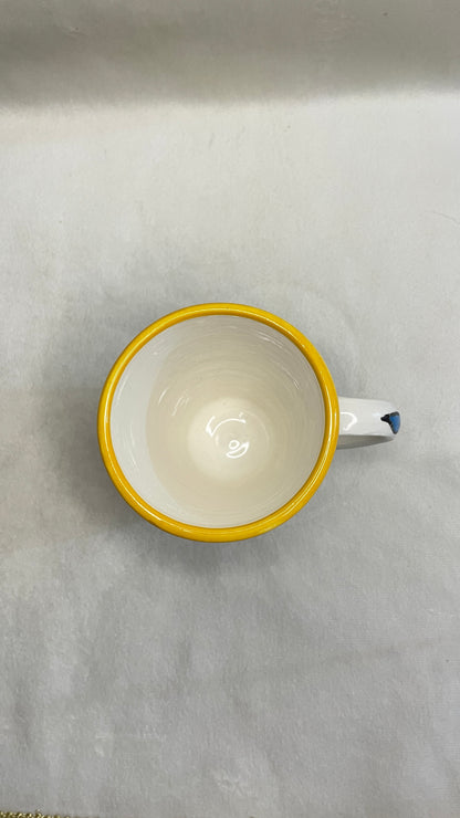 Flower Mug Yellow 350 ml