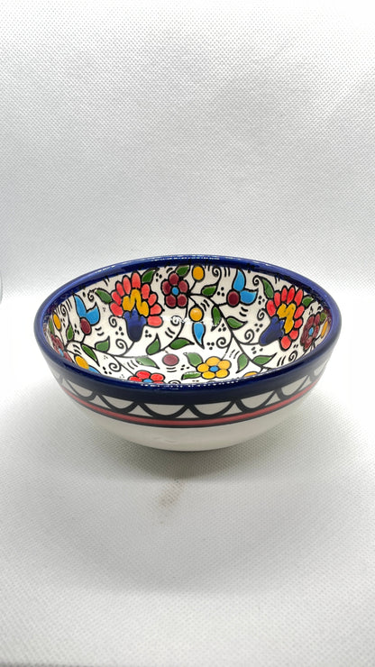 Keramik Schalen 12 cm Traditionell mix Farbig